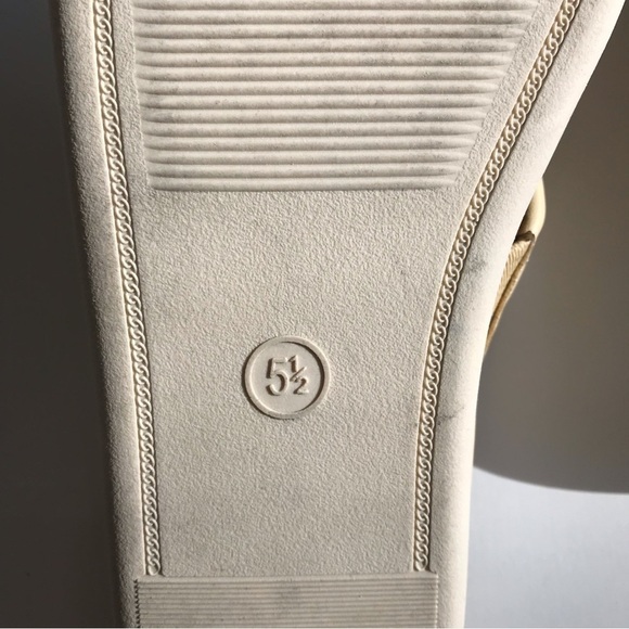 A New Day Daisy Crossband Slide Sandals Tan Cream Comfort Size 5.5 - Picture 14 of 17